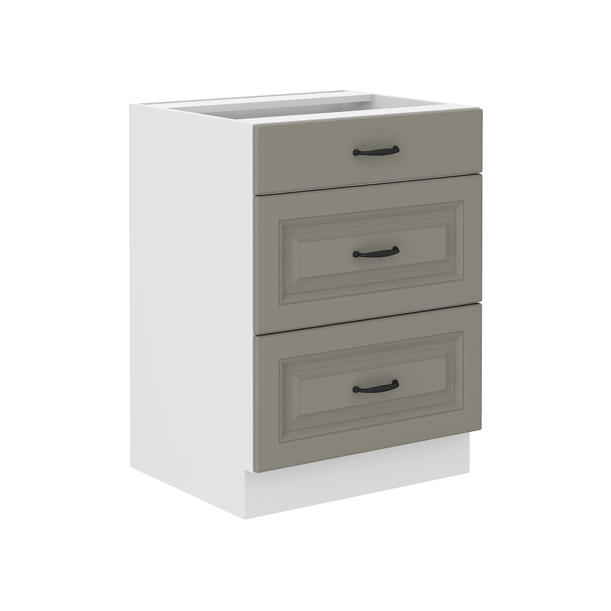 Szafka kuchenna dolna 60 cm STILO 60D 3S BB CGWH mat