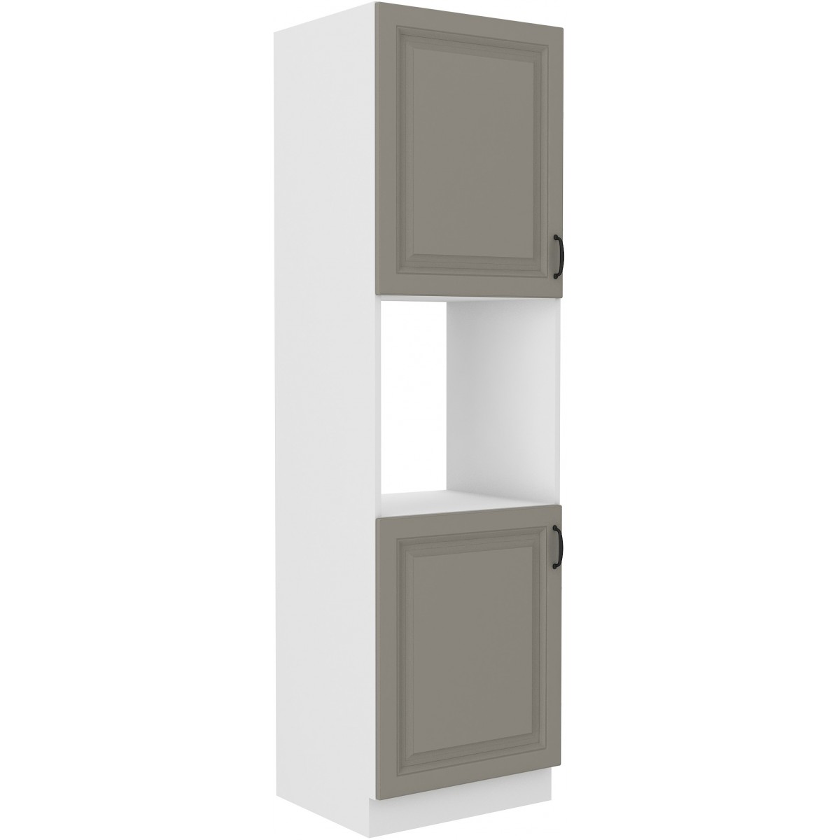 Szafka kuchenna dolna na piekarnik 60 cm słupek STILO 60DP 210 2F CGWH mat