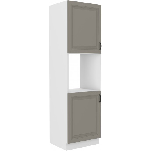Szafka kuchenna dolna na piekarnik 60 cm słupek STILO 60DP 210 2F CGWH mat