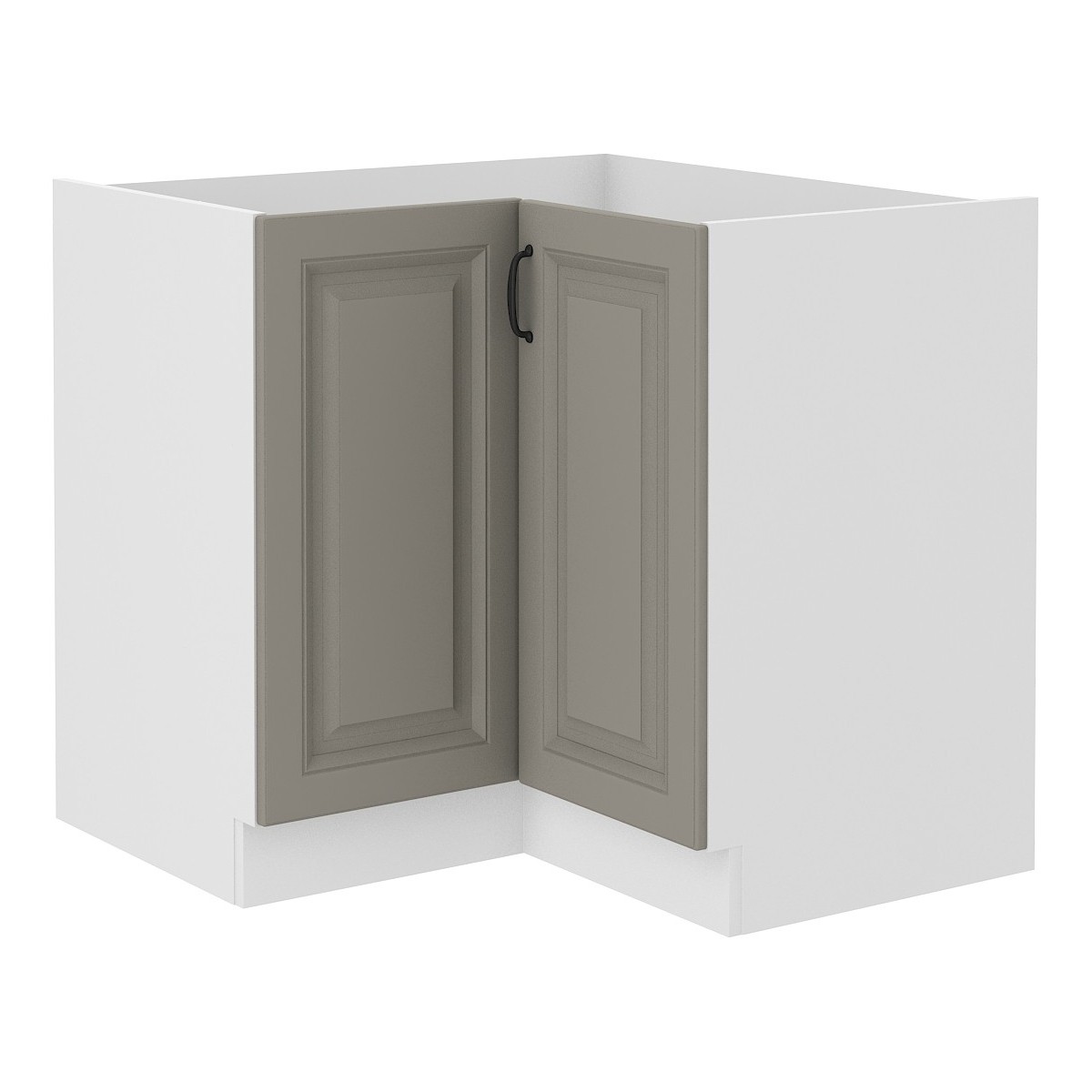 Szafka kuchenna dolna narożna STILO 90x90DN 1F BB CGWH mat