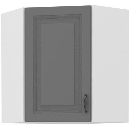 Szafka kuchenna górna narożna STILO 60x60 GN 72 1F DGWH mat