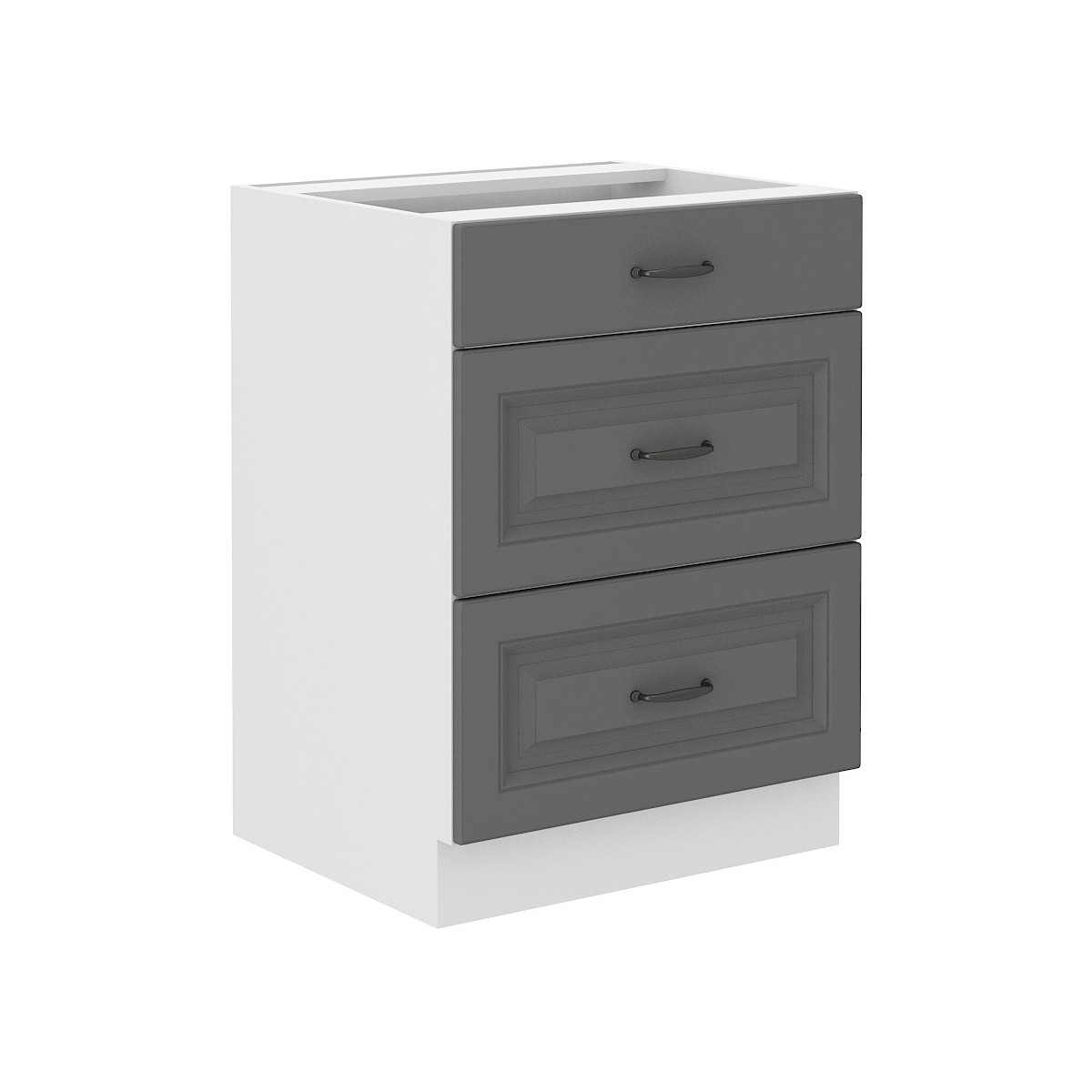 Szafka kuchenna dolna 60 cm STILO 60D 3S BB DGWH mat