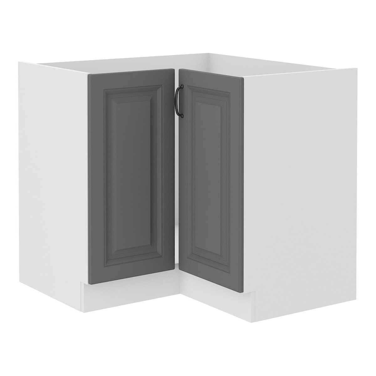 Szafka kuchenna dolna narożna STILO 90x90DN 1F BB DGWH mat
