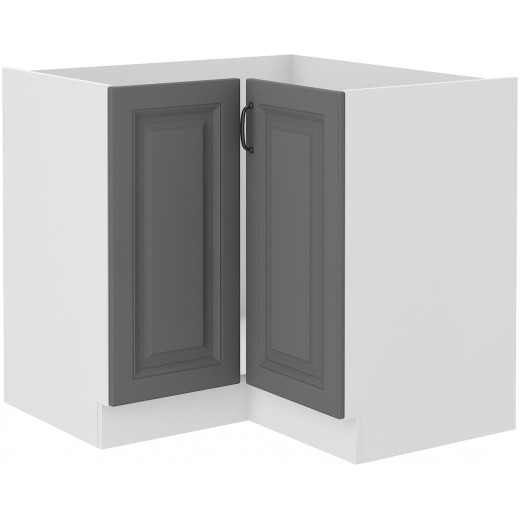 Szafka kuchenna dolna narożna STILO 90x90DN 1F BB DGWH mat