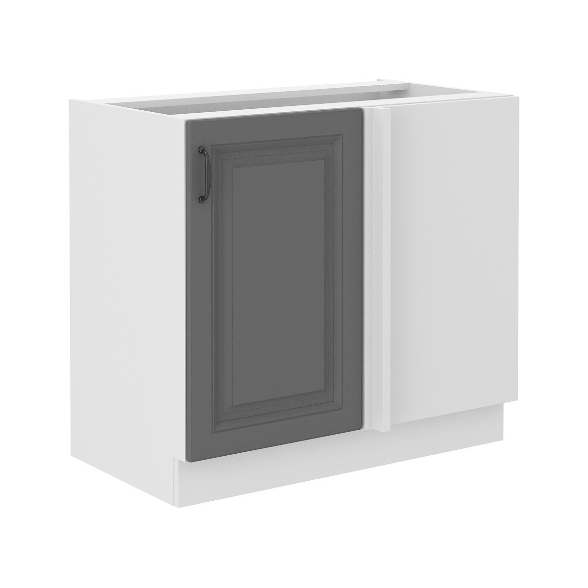 Szafka kuchenna dolna narożna dostawna 105 cm STILO 105DN 1F BB DGWH mat