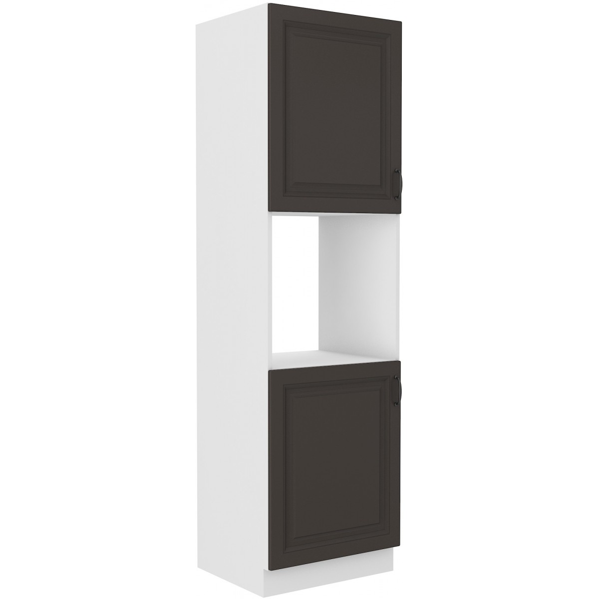 Szafka kuchenna dolna na piekarnik 60 cm słupek STILO 60DP 210 2F GWH mat
