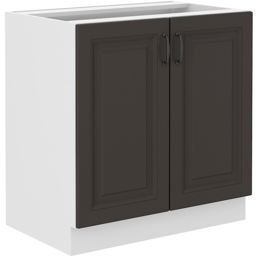 Szafka kuchenna dolna STILO 80D 2F BB GWH mat