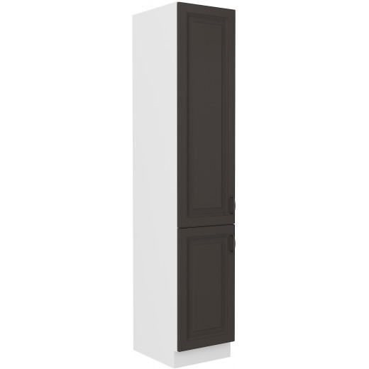 Szafka kuchenna dolna 40 cm słupek STILO 40DK 210 2F GWH mat