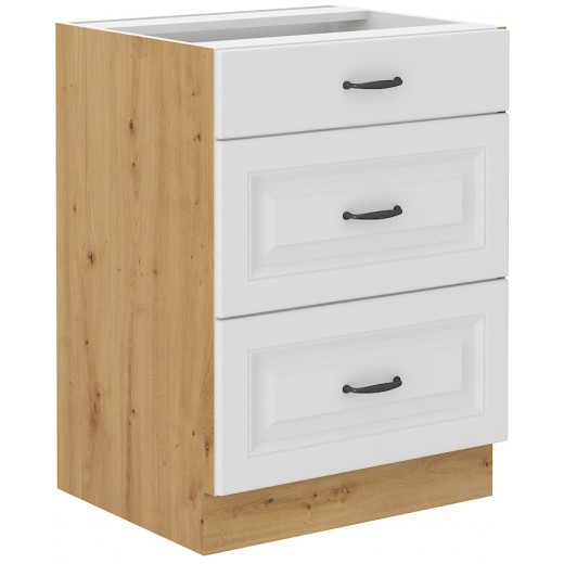 Szafka kuchenna dolna 60 cm STILO 60D 3S BB WHAR mat