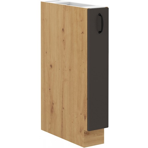 Szafka kuchenna dolna 15 cm grafit STILO 15D BB Cargo GRAR