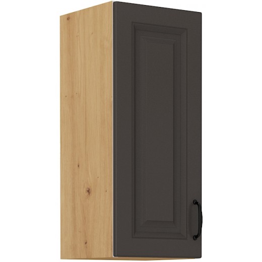 Szafka kuchenna górna 30 cm grafit STILO 30G 72 1F GRAR