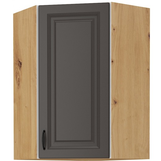 Szafka kuchenna górna narożna STILO 60x60 GN 90 1F GRAR mat