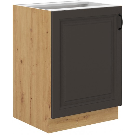 Szafka kuchenna dolna 60 cm STILO 60D 1F BB GRAR mat