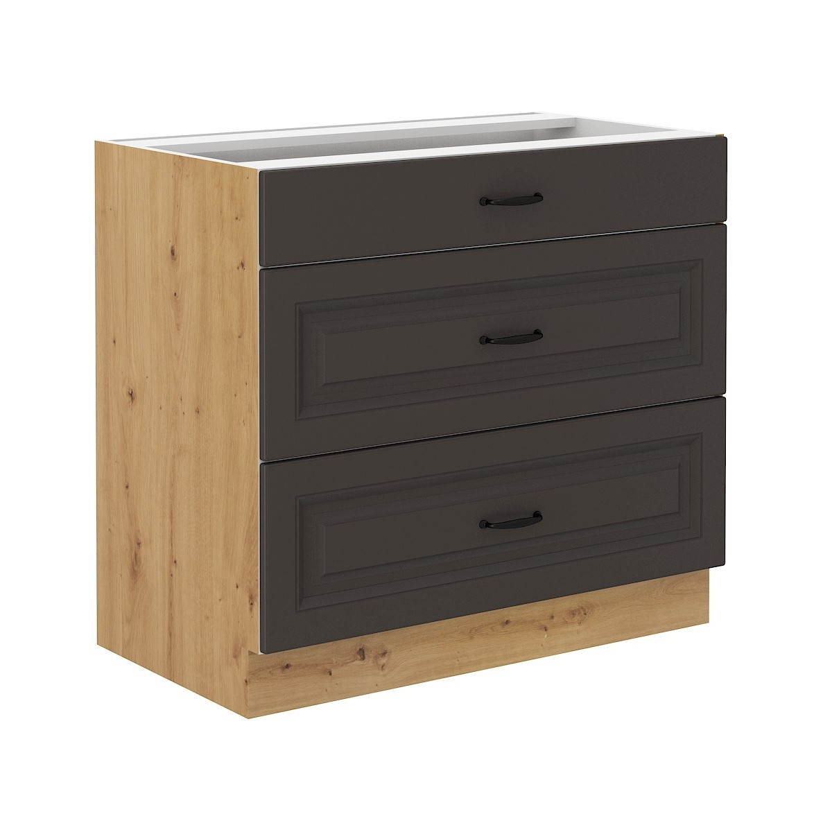 Szafka kuchenna dolna STILO 80D 3S BB GRAR mat