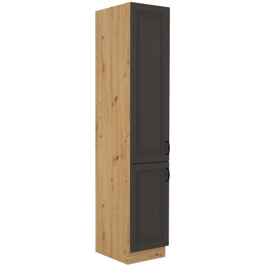 Szafka kuchenna dolna 40 cm słupek STILO 40DK 210 2F GRAR mat
