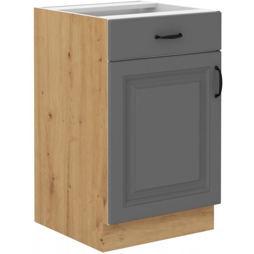 Szafka kuchenna dolna 50 cm STILO 50D 1F1S BB Cargo DGAR szara mat