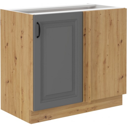 Szafka kuchenna dolna narożna dostawna 105 cm STILO 105DN 1F BB DGAR mat