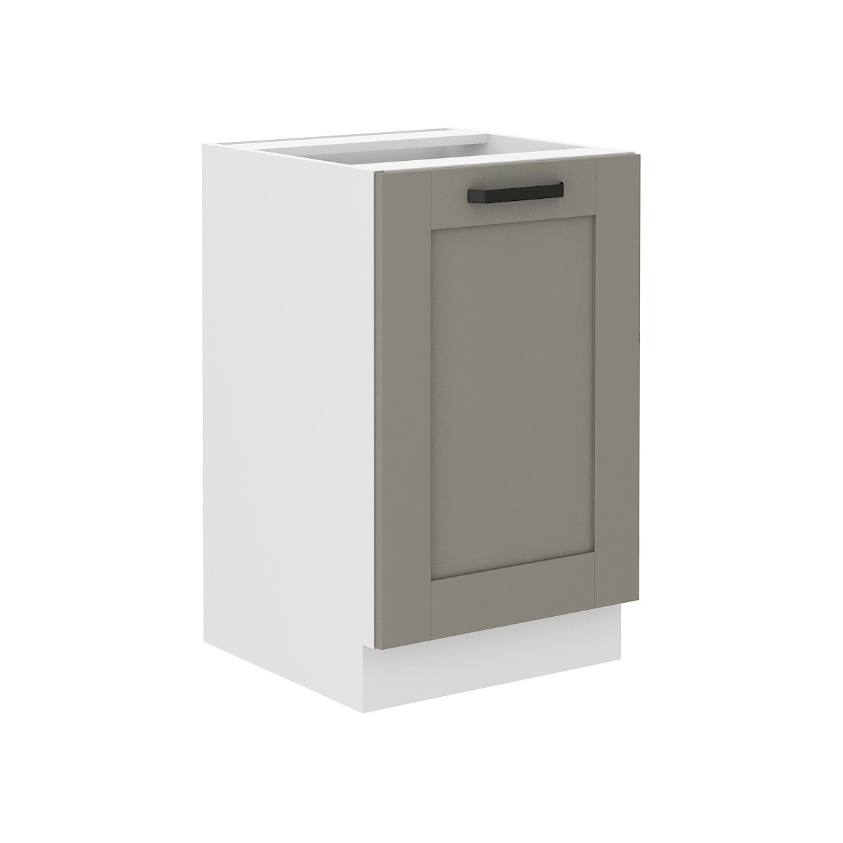 Szafka kuchenna pod zlew 50 cm szara LUNA 50D ZL 1F BB WHCG