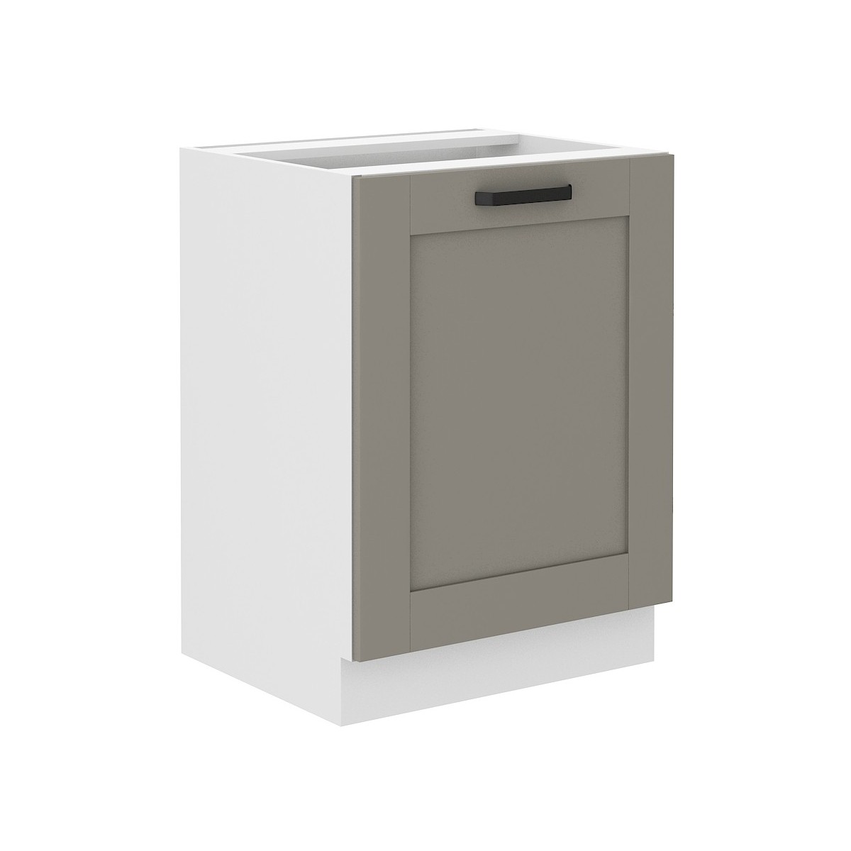 Szafka kuchenna dolna 60 cm LUNA 60D 1F BB WHCG szaro biała mat