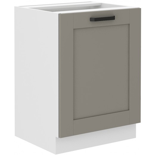 Szafka kuchenna dolna 60 cm LUNA 60D 1F BB WHCG szaro biała mat