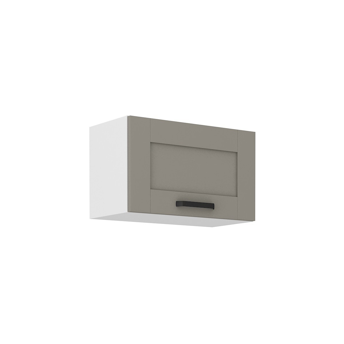 Szafka kuchenna górna 60 cm LUNA 60GU 36 1F WHCG szaro biała mat
