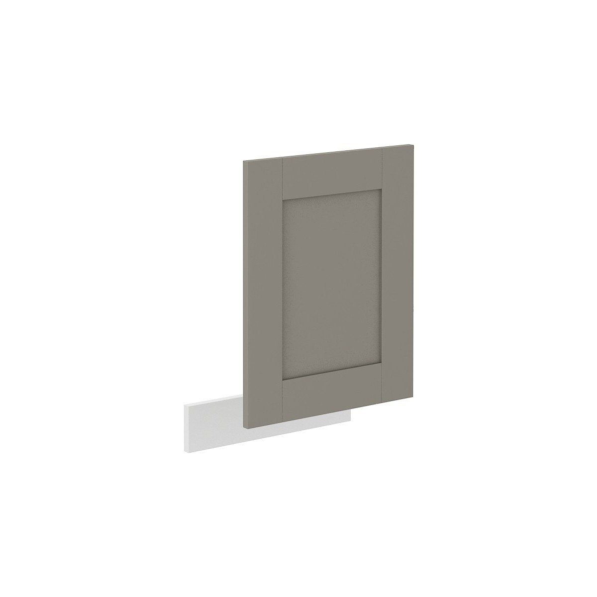 Front kuchenny dolny do zmywarki 45 cm LUNA ZM szary mat