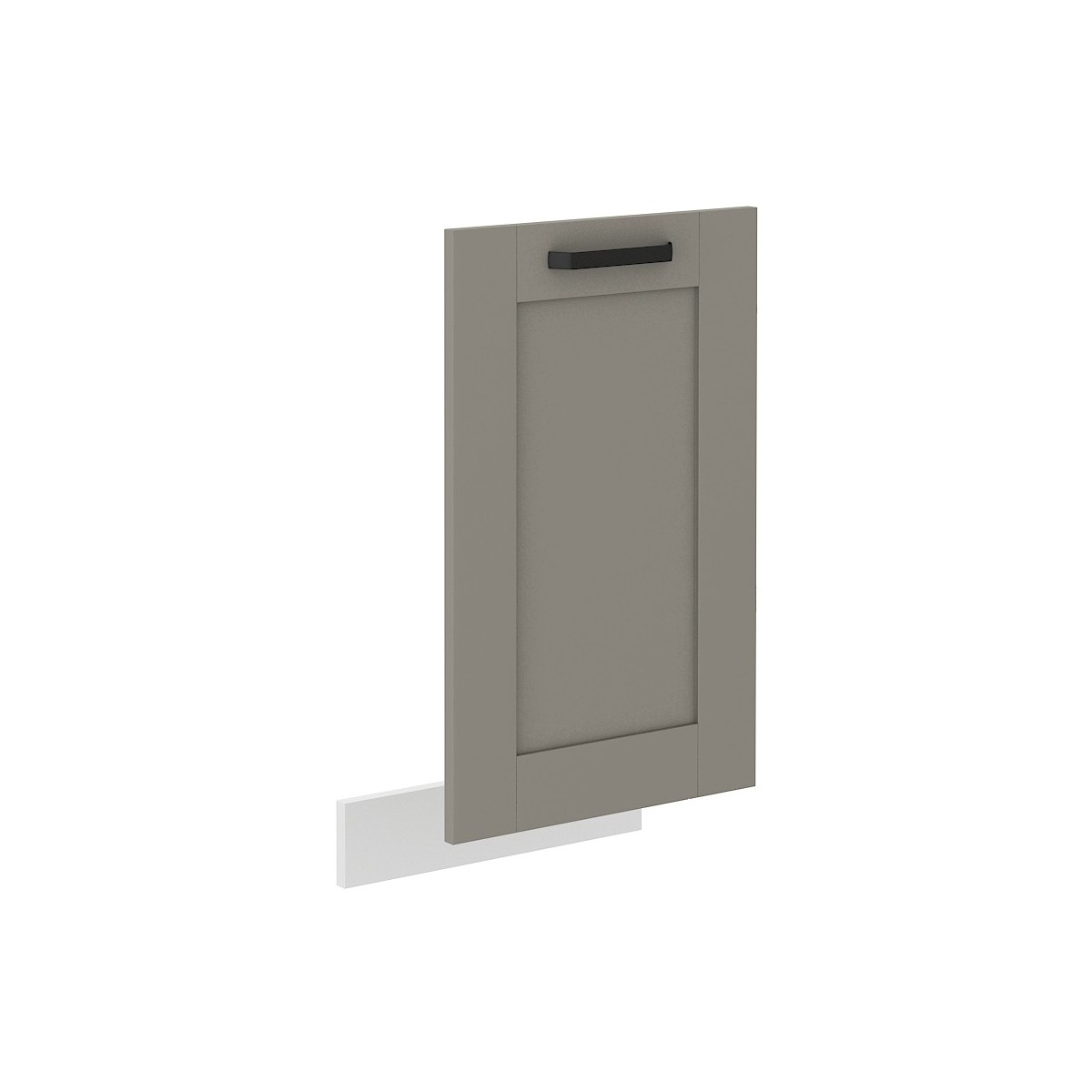 Front kuchenny dolny do zmywarki 45 cm LUNA ZM szary mat