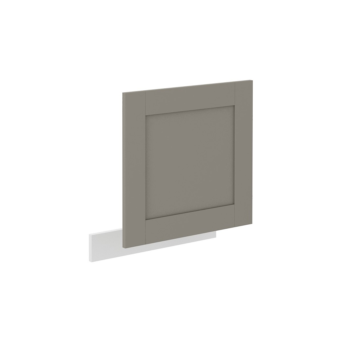 Front kuchenny dolny do zmywarki 60 cm LUNA ZM szary mat