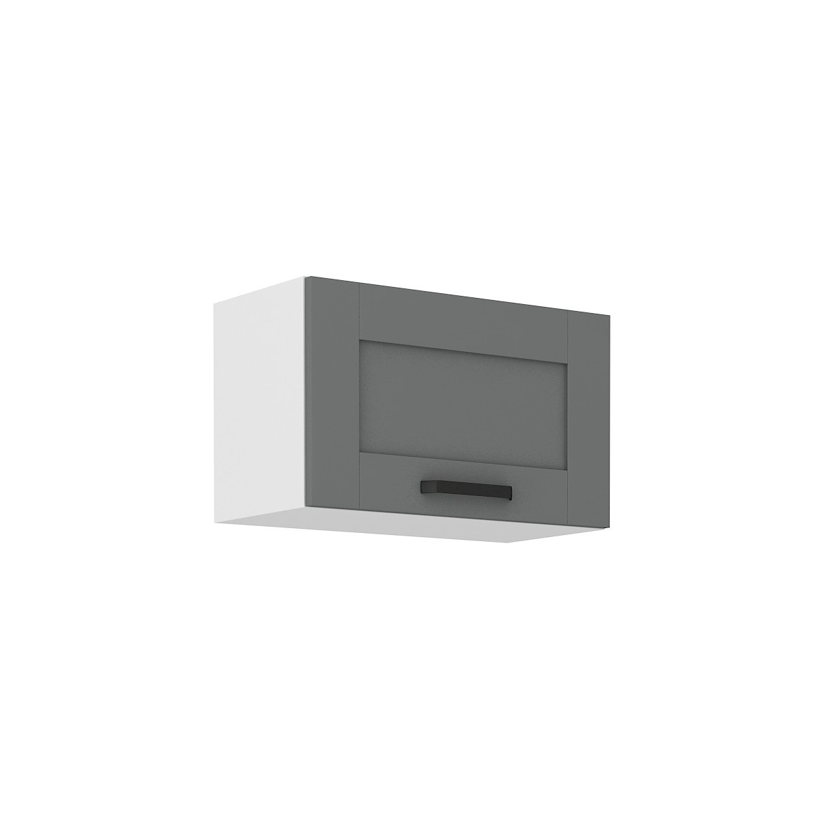 Szafka kuchenna górna 60 cm LUNA 60GU 36 1F WHDG szaro biała mat