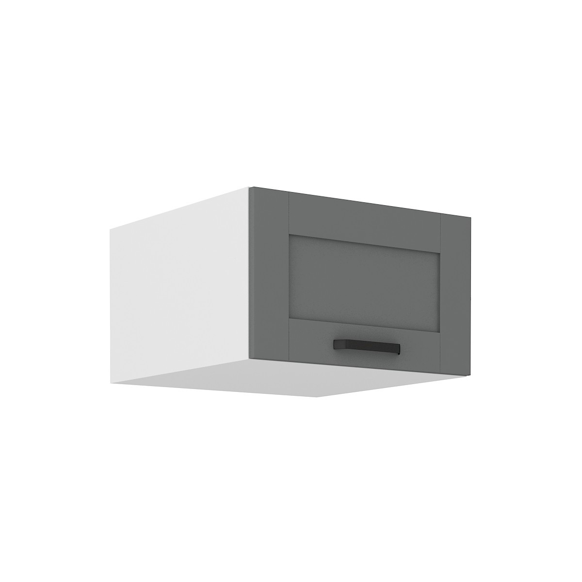 Szafka kuchenna górna 60 cm LUNA 60NAGU 36 1F WHDG szaro biała mat