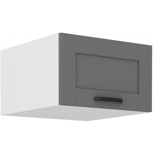 Szafka kuchenna górna 60 cm LUNA 60NAGU 36 1F WHDG szaro biała mat