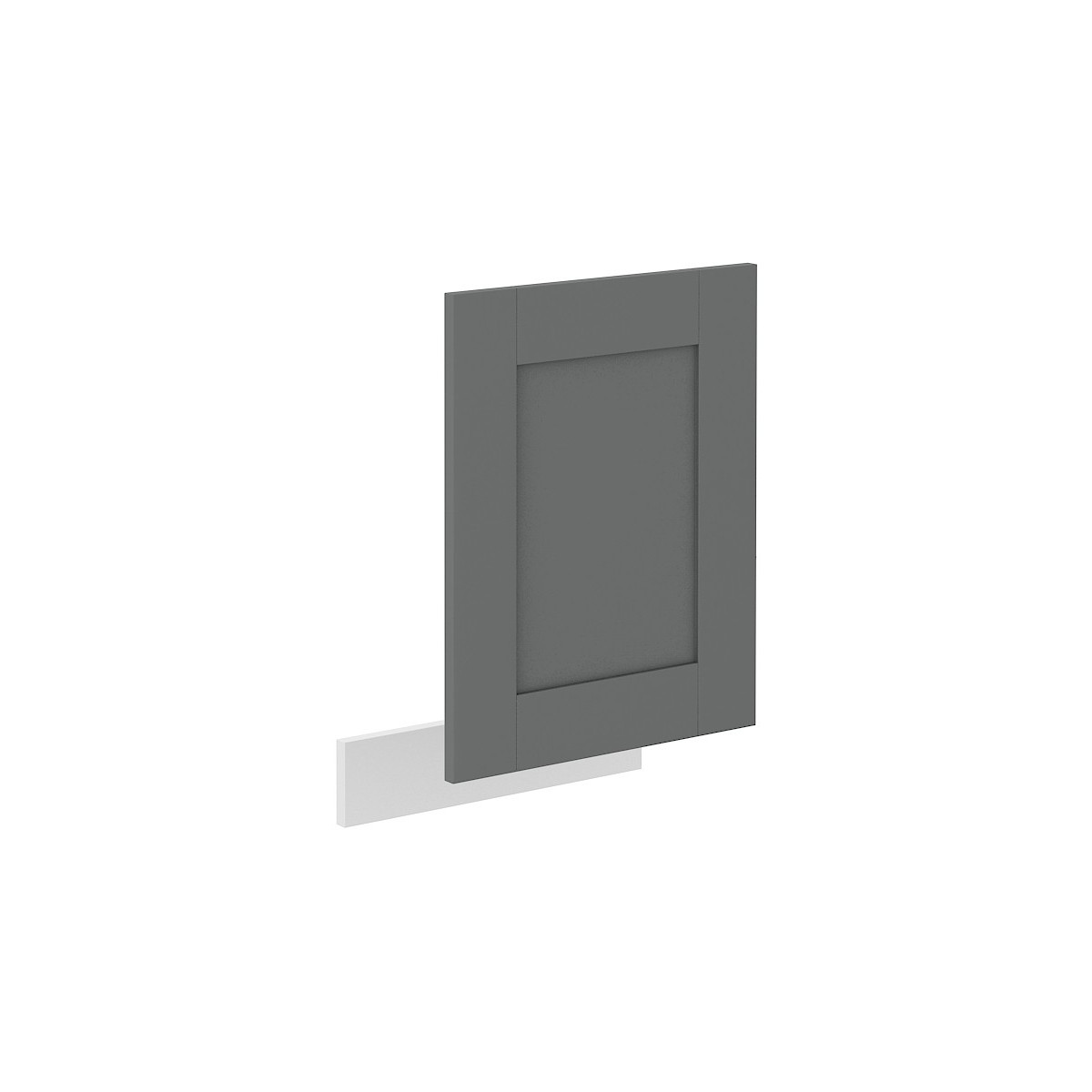Front kuchenny dolny do zmywarki 45 cm LUNA ZM szary mat