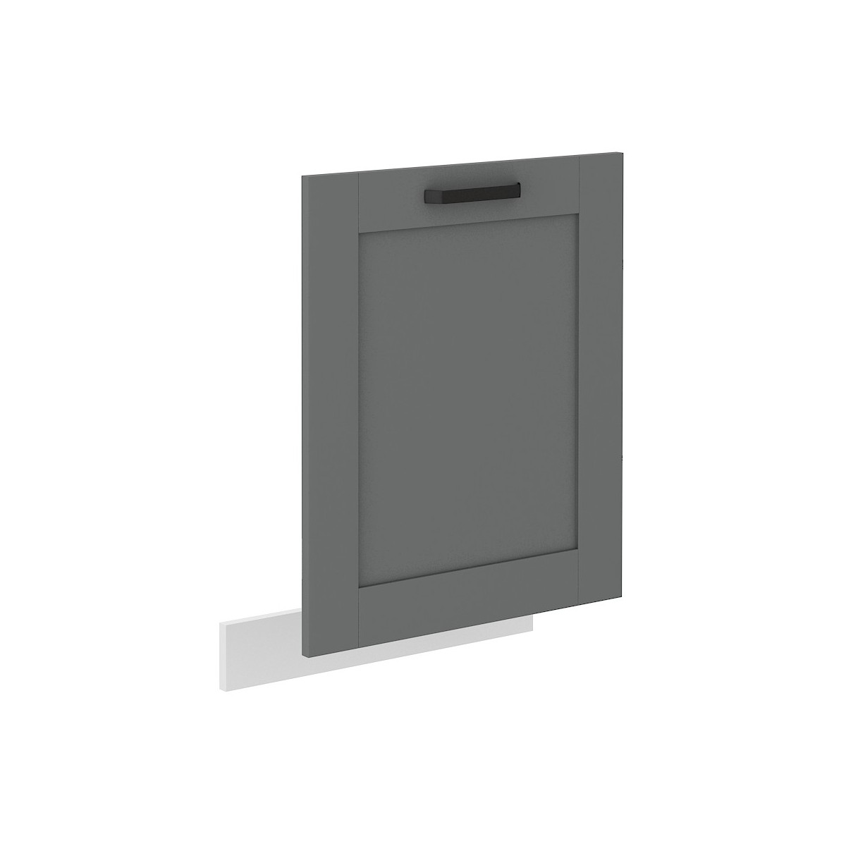Front kuchenny dolny do zmywarki 60 cm LUNA ZM szary mat