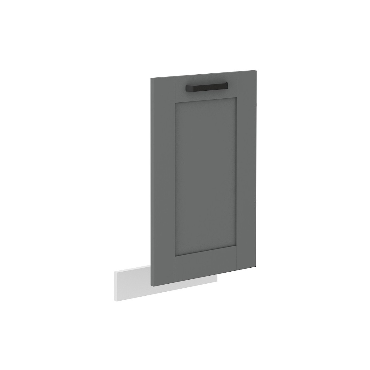 Front kuchenny dolny do zmywarki 45 cm LUNA ZM szary mat