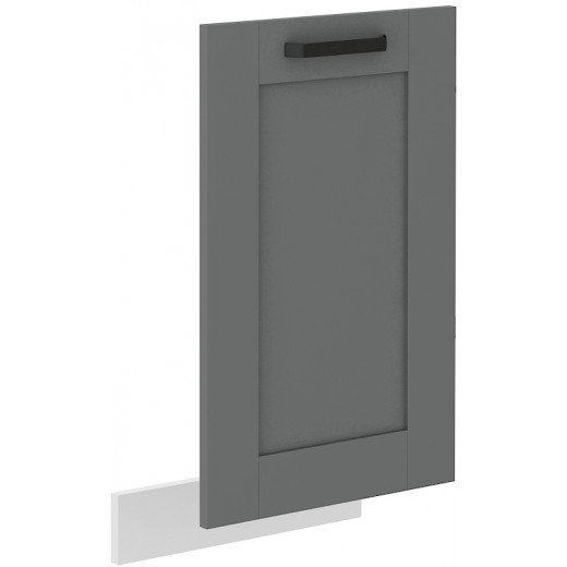 Front kuchenny dolny do zmywarki 45 cm LUNA ZM szary mat