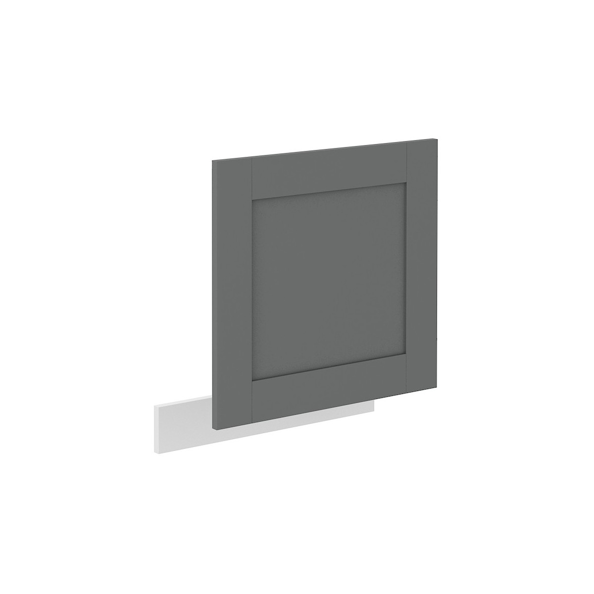 Front kuchenny dolny do zmywarki 60 cm LUNA ZM szary mat