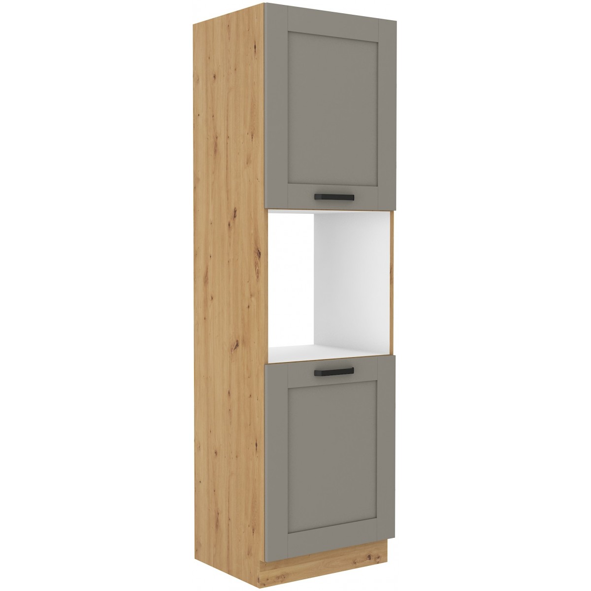 Szafka kuchenna dolna na piekarnik 60 cm słupek LUNA 60DP 210 2F CGAR mat