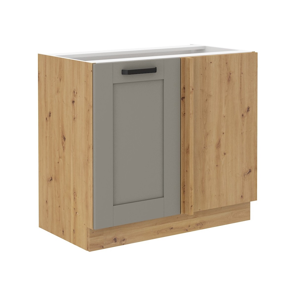 Szafka kuchenna dolna narożna dostawna 105 cm LUNA 105DN 1F BB CGAR mat