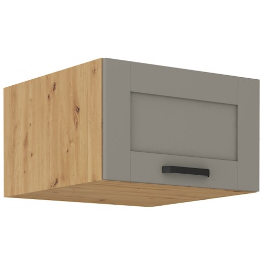 Szafka kuchenna górna 60 cm LUNA 60NAGU 36 1F CGAR szara dąb artisan mat