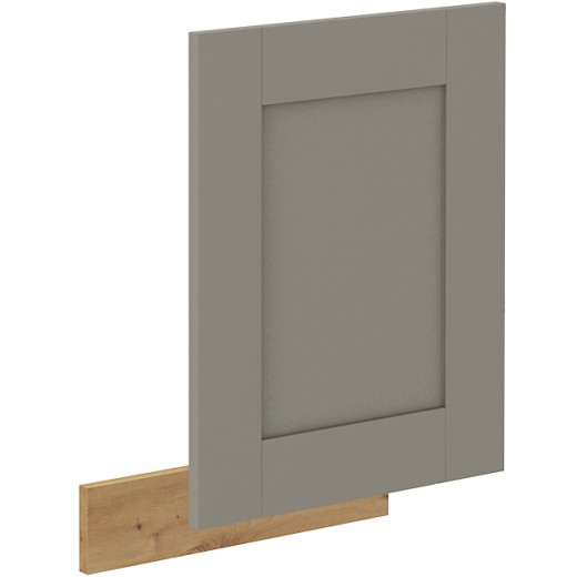 Front kuchenny dolny do zmywarki 45 cm LUNA ZM szary dąb artisan mat