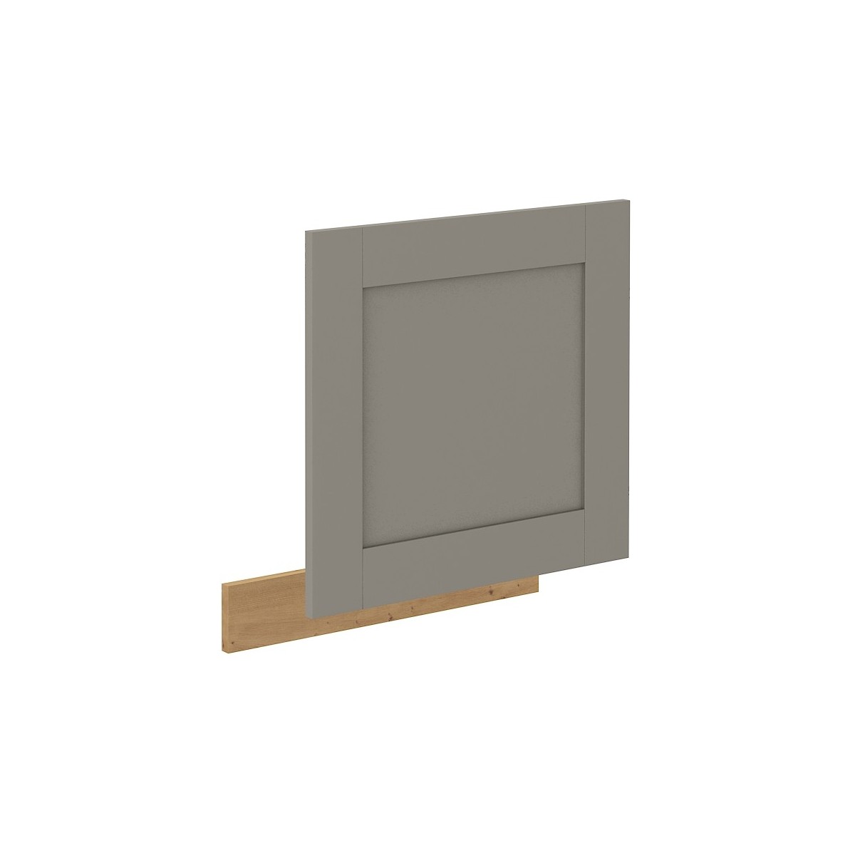 Front kuchenny dolny do zmywarki 60 cm LUNA ZM szary dąb artisan mat