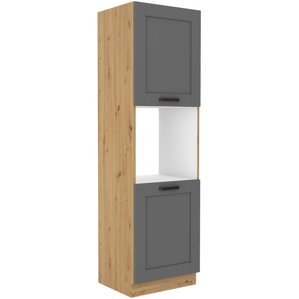 Szafka kuchenna dolna na piekarnik 60 cm słupek LUNA 60DP 210 2F DGAR mat