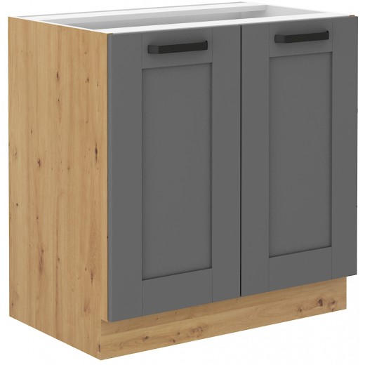 Szafka kuchenna dolna LUNA 80D 2F BB DGAR mat
