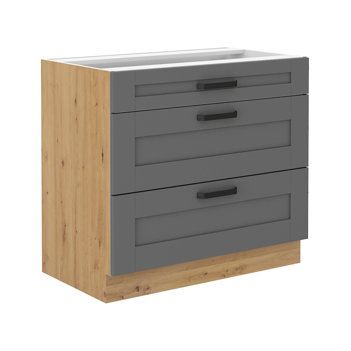 Szafka kuchenna dolna LUNA 80D 3S BB DGAR mat