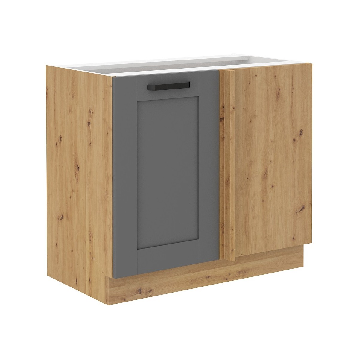 Szafka kuchenna dolna narożna dostawna 105 cm LUNA 105DN 1F BB DGAR mat