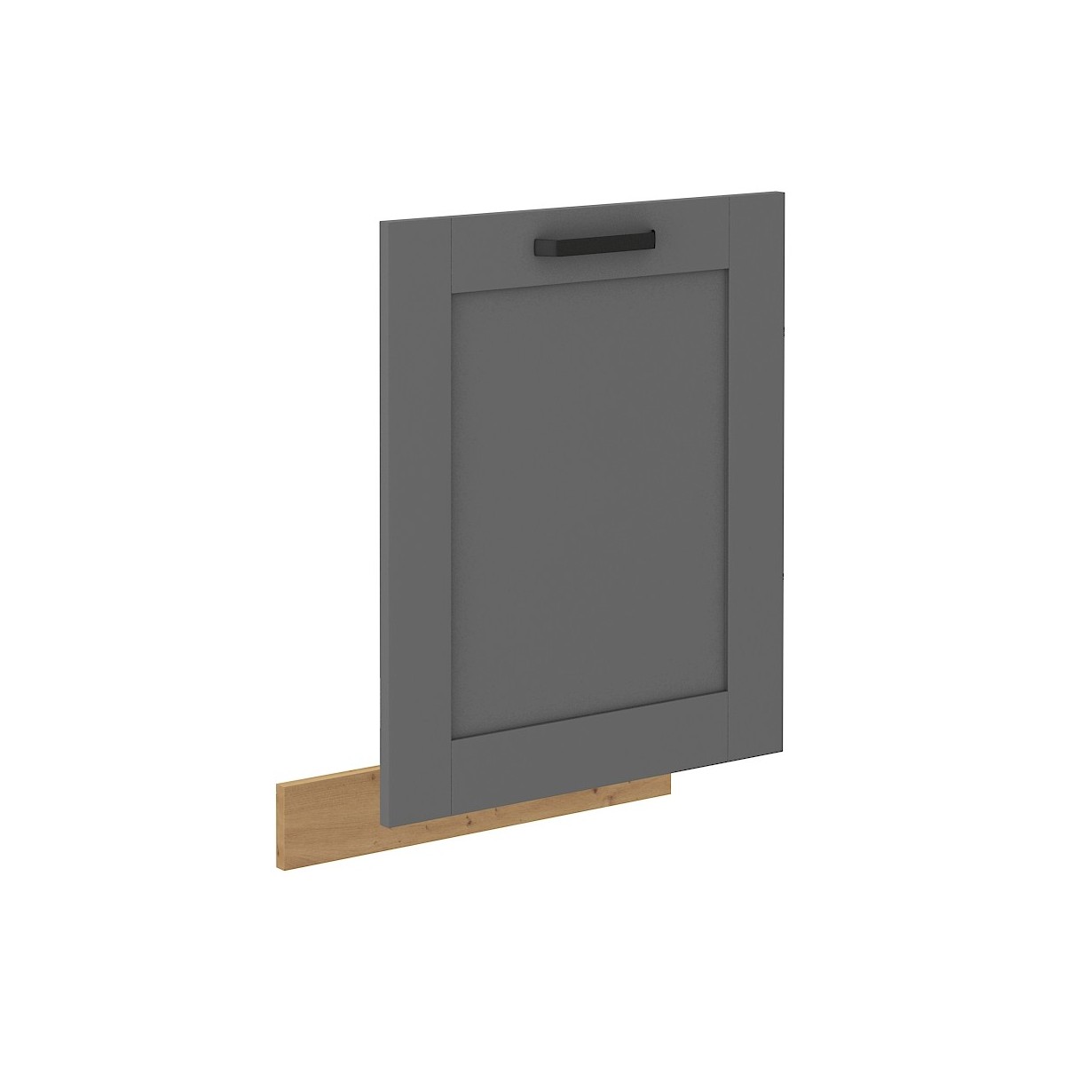 Front kuchenny dolny do zmywarki 60 cm LUNA ZM szary dąb artisan mat