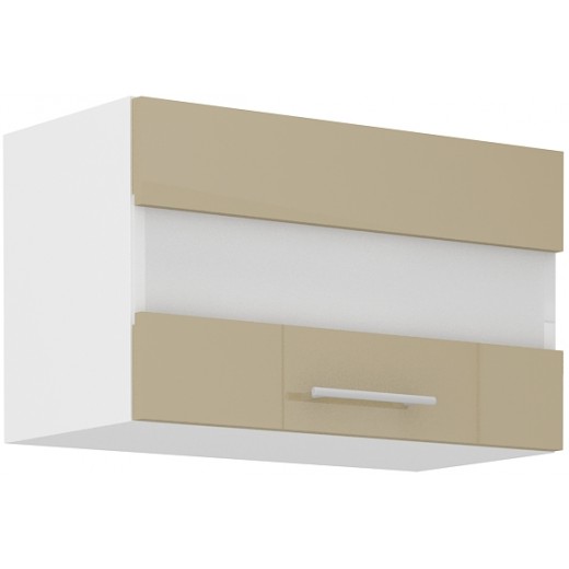 Szafka kuchenna górna 60 cm LARA 60GUS 36 1F Cappucino połysk