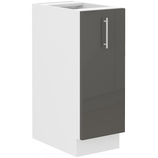 Szafka kuchenna dolna 30 cm grafit połysk LARA 30D BB Cargo GRWH