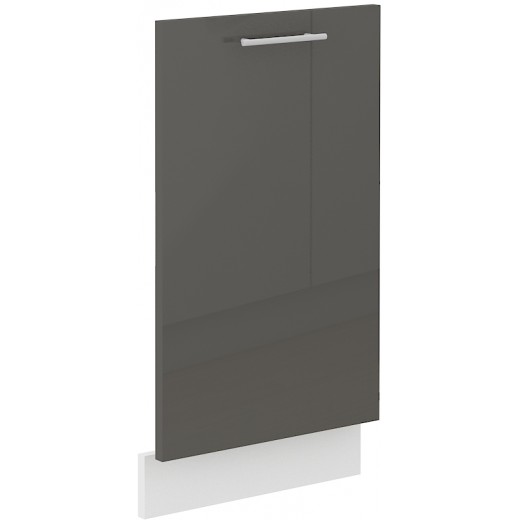 Front kuchenny dolny do zmywarki 45 cm LARA ZM grafit połysk