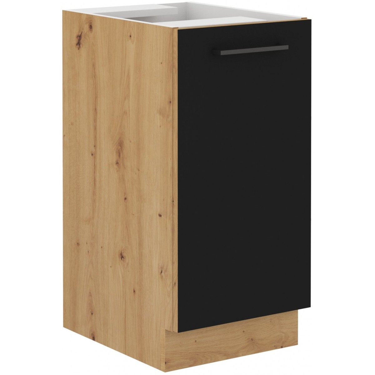 Szafka kuchenna dolna 40 cm MODENA 40D 1F BB Cargo czarna mat